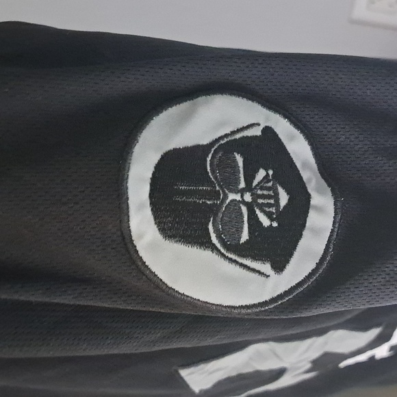 Our Universe Darth Vader Sith 77 Star Wars STITCHED Baseball Jersey Men's LG - Picture 7 of 7